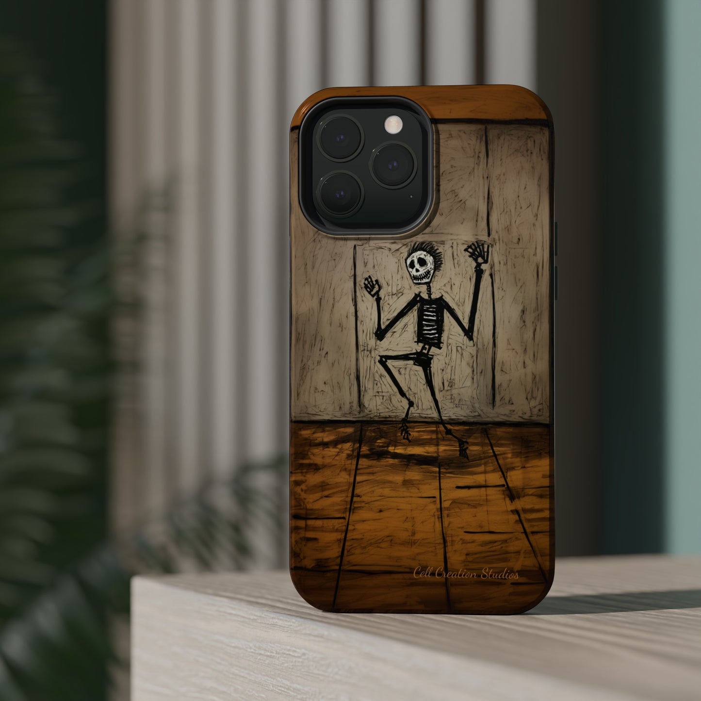 "Groovy Bones Skeleton" -MagSafe Tough iPhone Cases