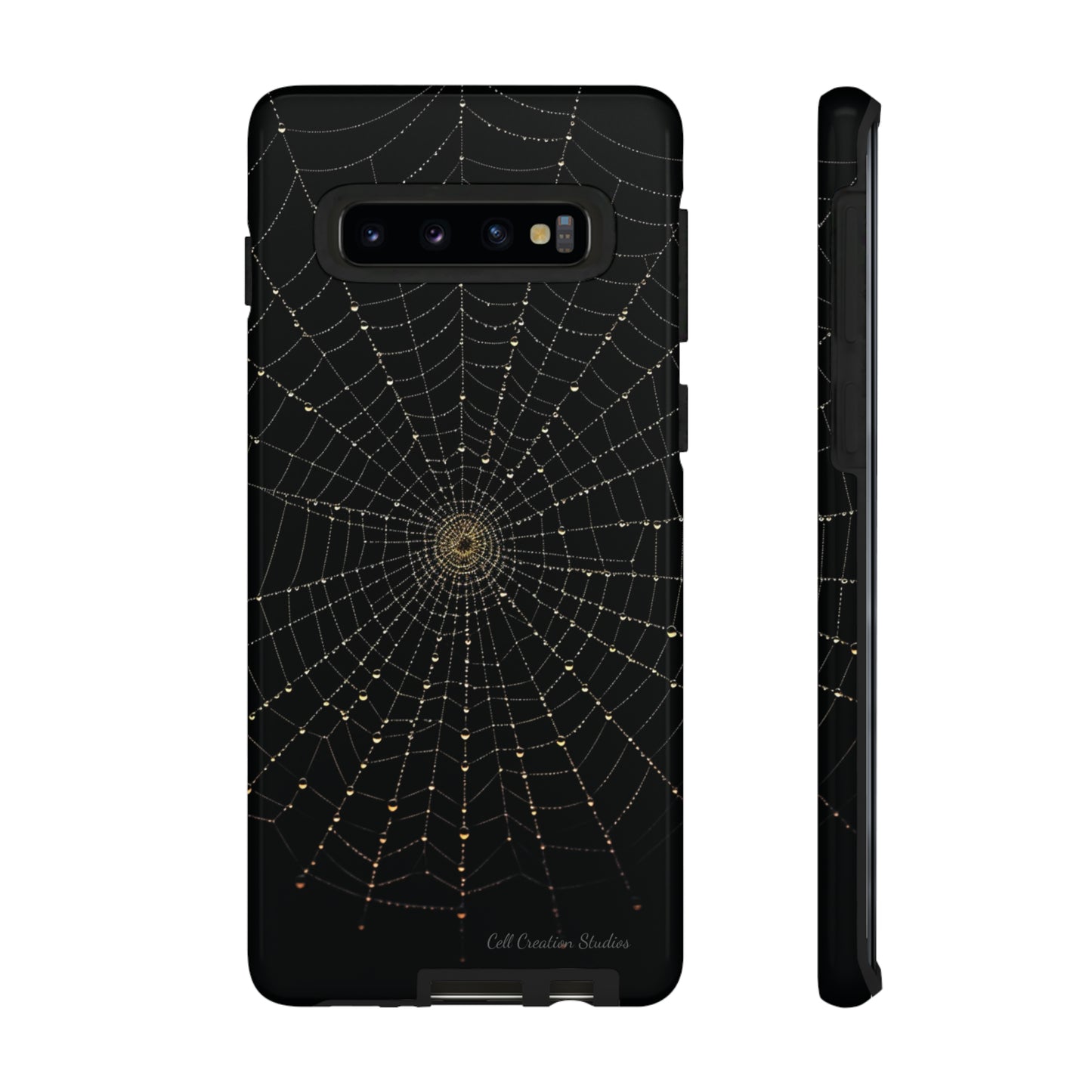 "Silken Noir Guardian" -Tough Samsung Phone Cases