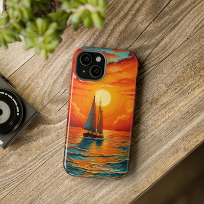 "Sailboat Sunset" - MagSafe Tough iPhone Cases