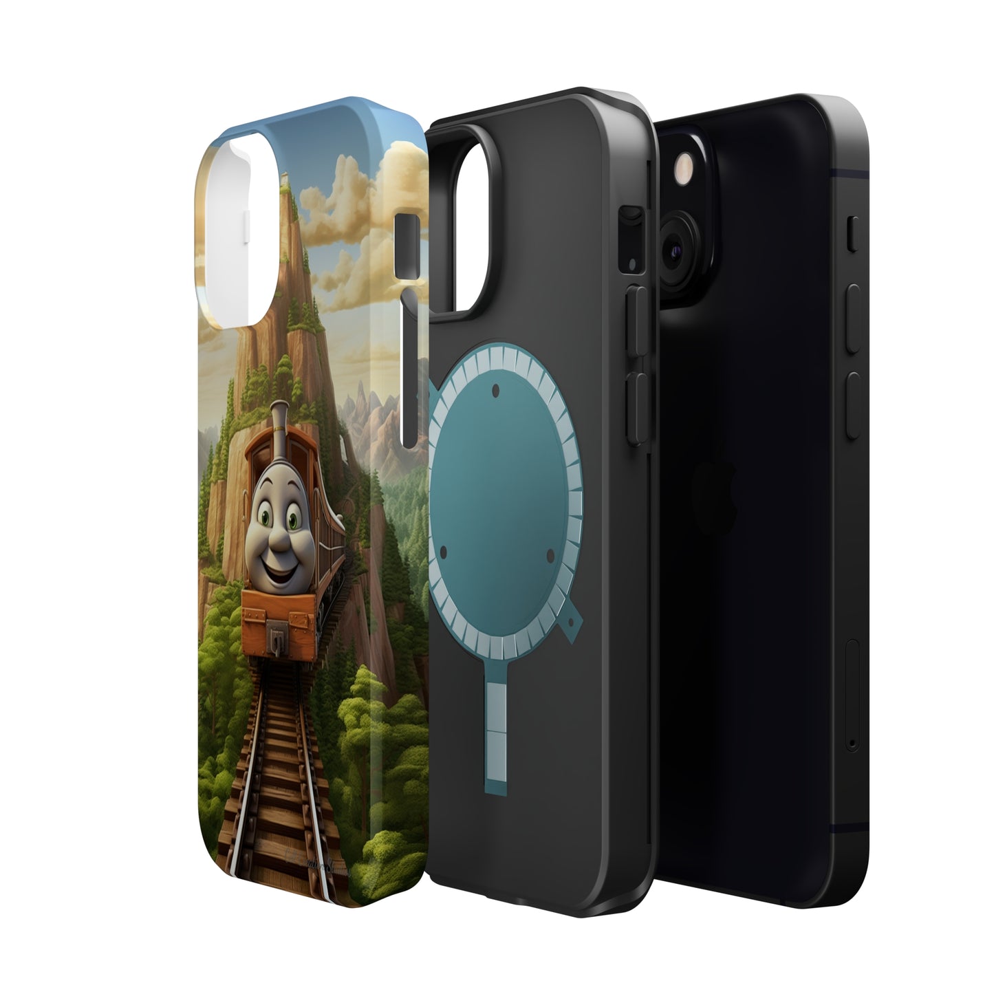 The "Mountain Journey Train" Character Phone Case -MagSafe Tough Cases