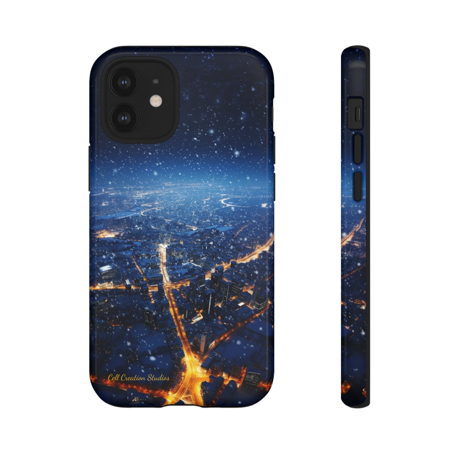 "Urban Snowfall Glow" -Tough iPhone Cases