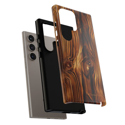 "Wood Grain Elegance" Tough Samsung Galaxy Cases