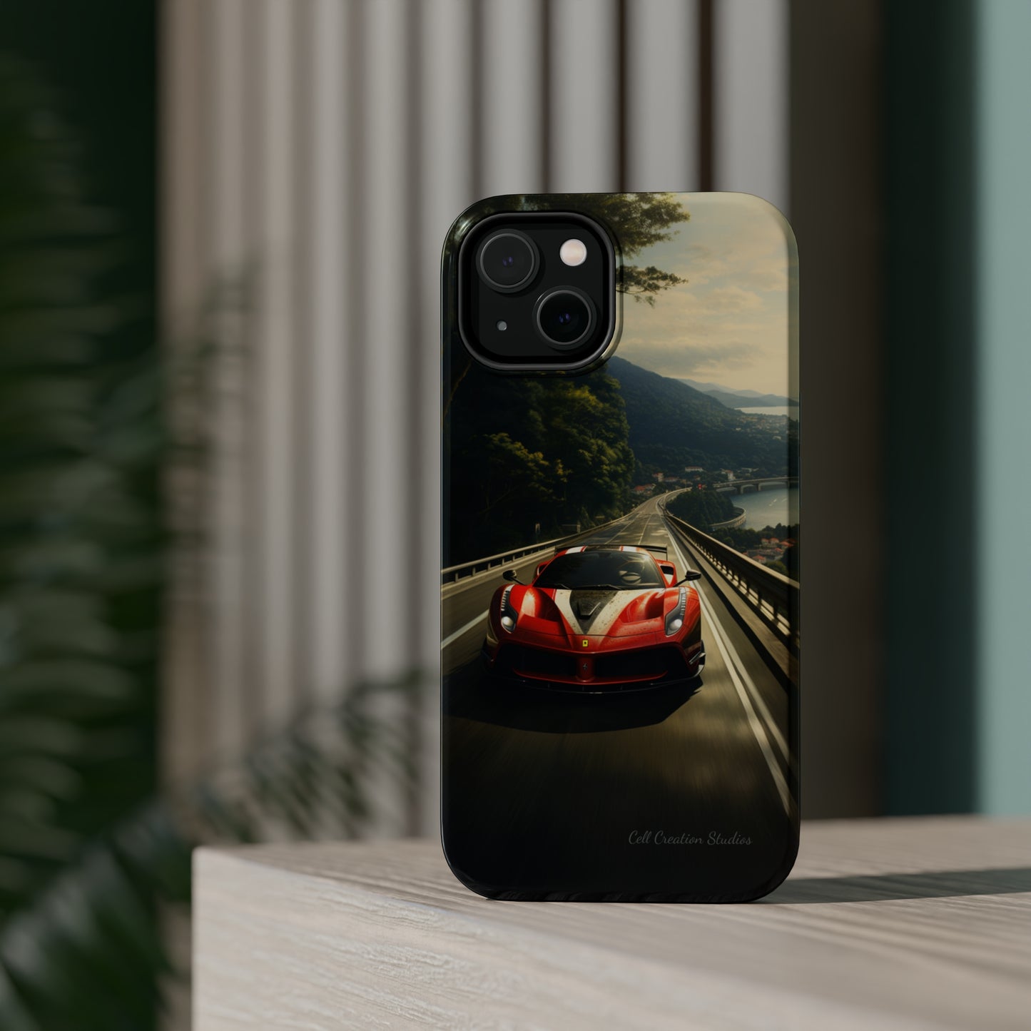 "Tropical Thrill Ferrari Edition" -MagSafe Tough iPhone Cases