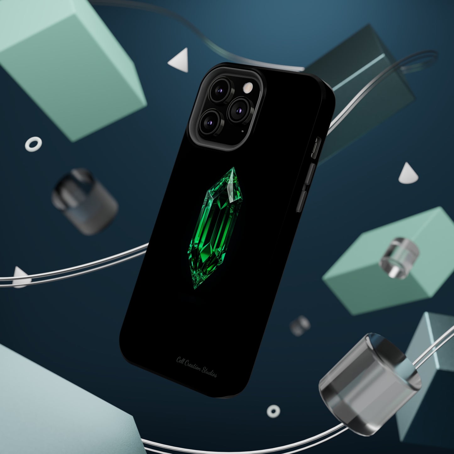 "Emerald Elegance" Phone Case -MagSafe Tough Cases