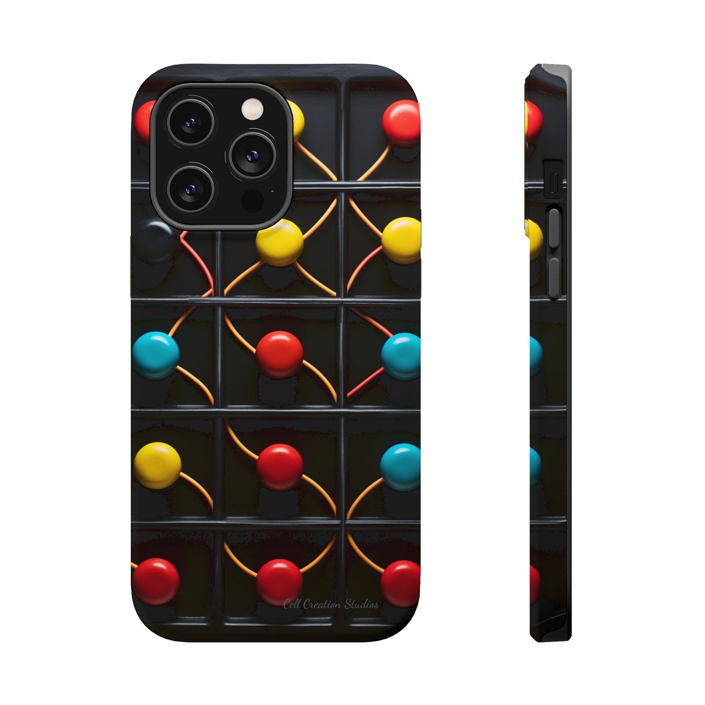 "Vibrant Spheres Fusion" -MagSafe Tough Phone Cases