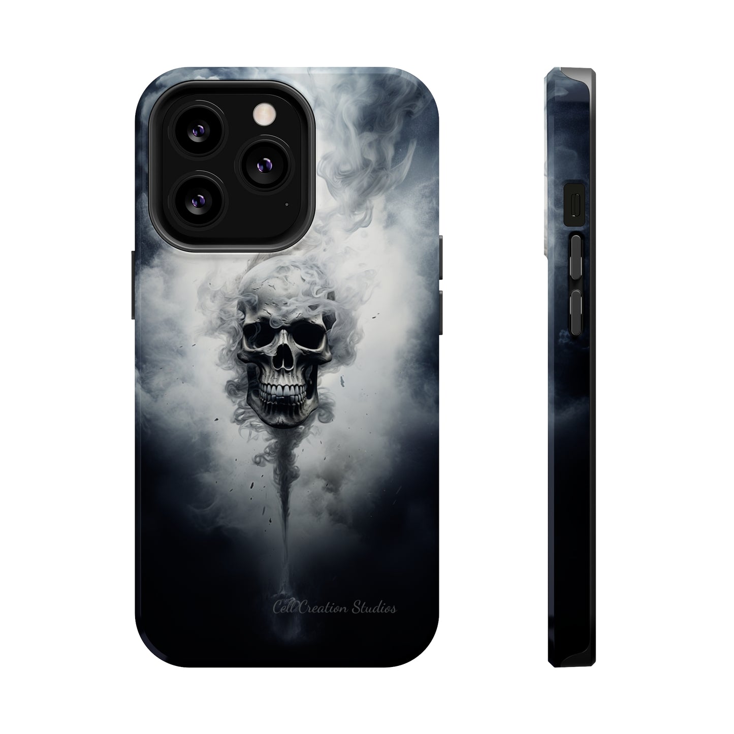 "Mystic Smoke Skull" -MagSafe Tough iPhone Cases