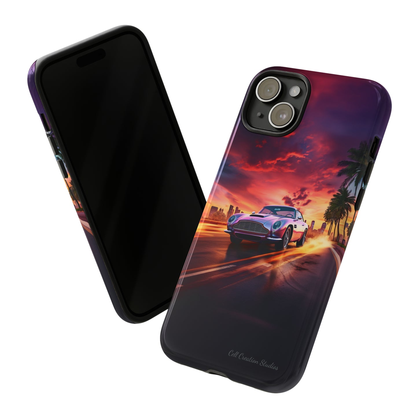 "Silver Aston Martin Racing" -Tough iPhone Cases