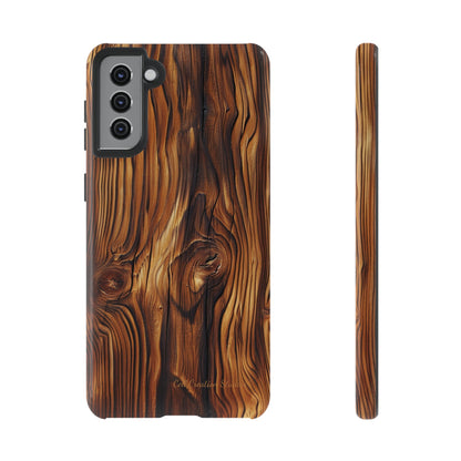 "Wood Grain Elegance" Tough Samsung Galaxy Cases