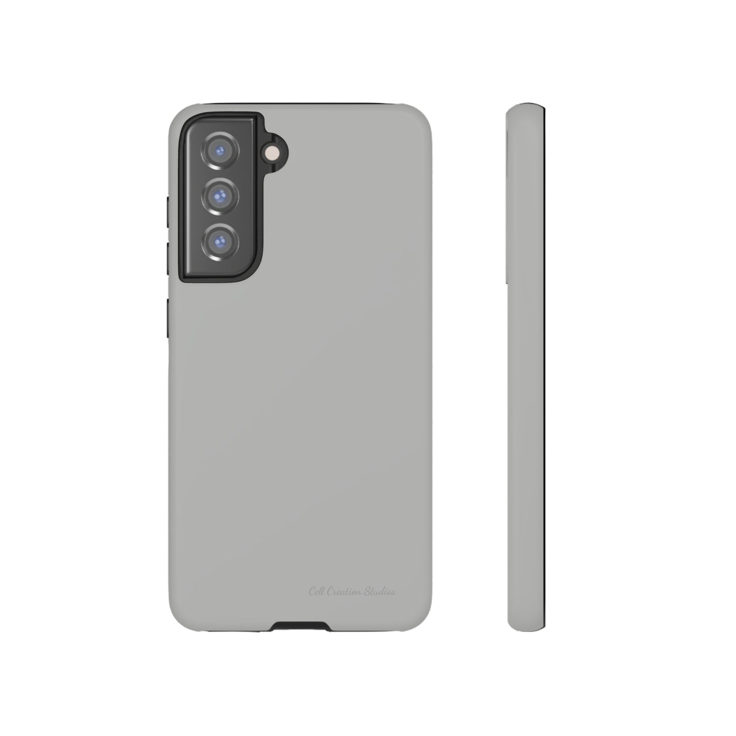 "Sleek Silver Essence" -Tough Samsung Phone Cases