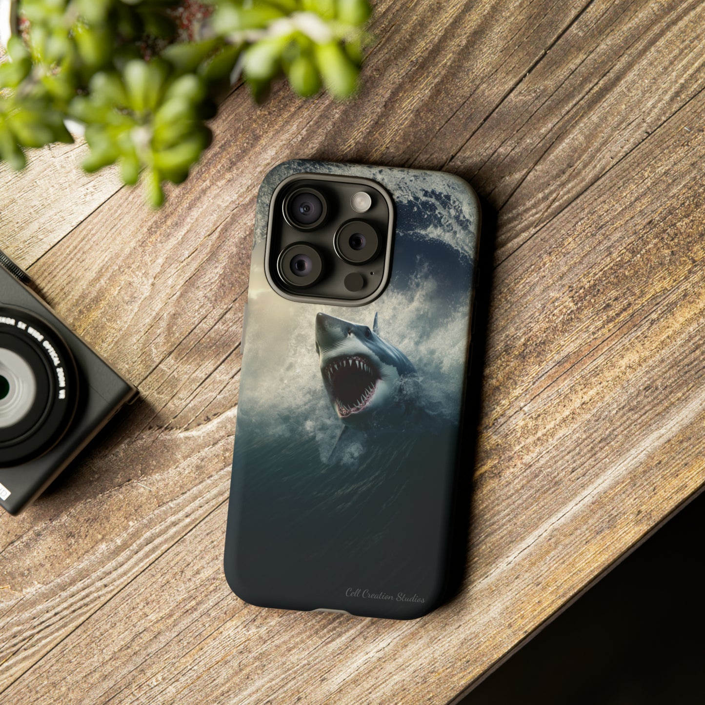 The "Ocean King Great White Shark" Phone Case -Tough Cases