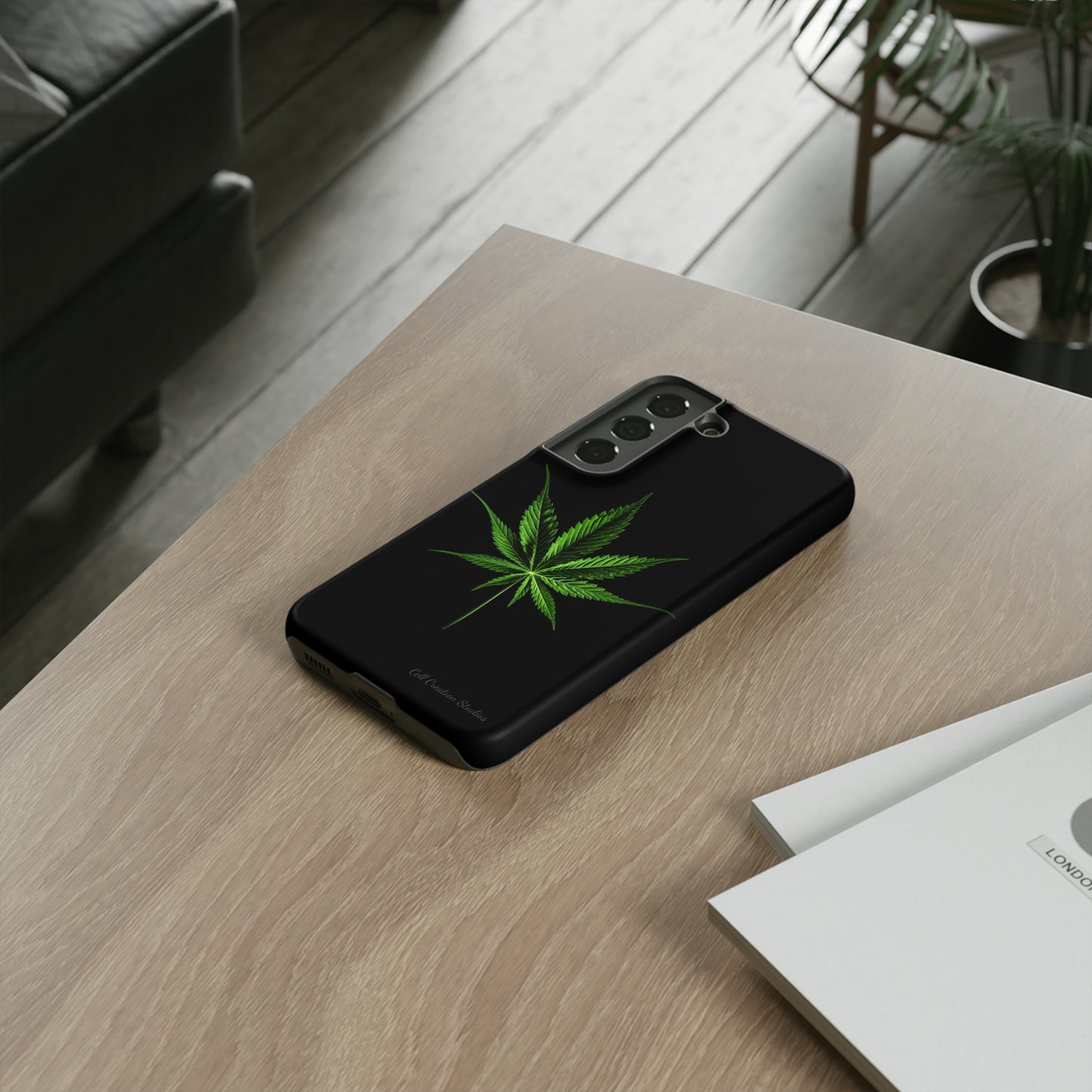 "Cannabis Chic" Marijuana Leaf Phone Case -Tough Cases