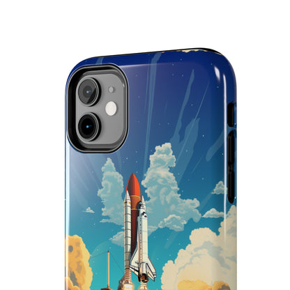 Introducing the "NASA Space Shuttle Launch" Cell Phone Case – Elevate Your Style to New Heights -Tough Phone Cases