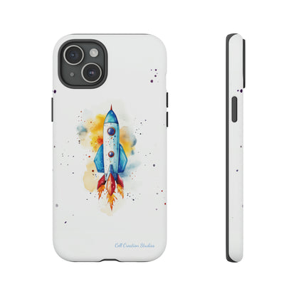 Introducing our "Cosmic Rocket" Cell Phone Case – Where Style Meets Adventure -Tough Cases