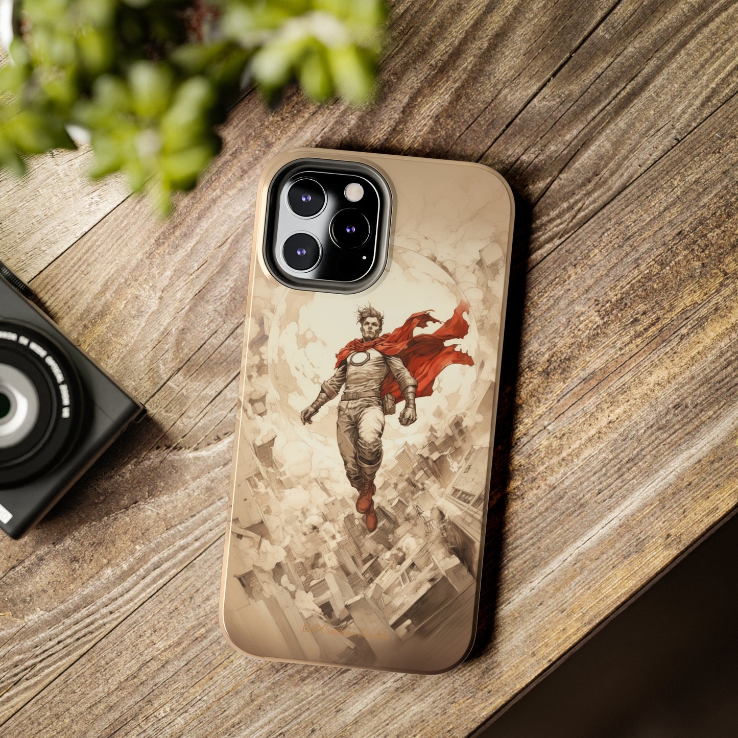 Introducing the "Heroic Guardian" Cell Phone Case – Unleash Your Inner Superhero with Captivating Design -Tough Phone Cases