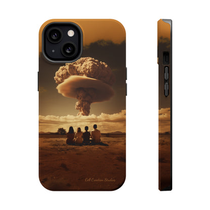 Introducing our "Skywatchers" Cell Phone Case - A Thought-Provoking Design -MagSafe Tough Cases