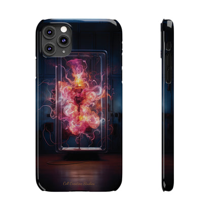 Introducing the "Ethereal Ember" Cell Phone Case – Capturing the Essence of Mystery -Slim Phone Cases