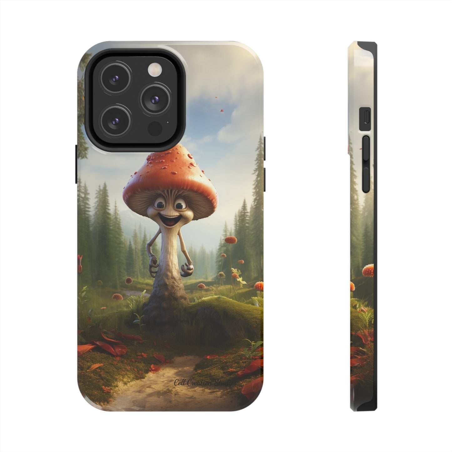 Introducing the "Smiling Mushroom" Cell Phone Case – Spread Joy with Every Glance! -Tough Phone Cases