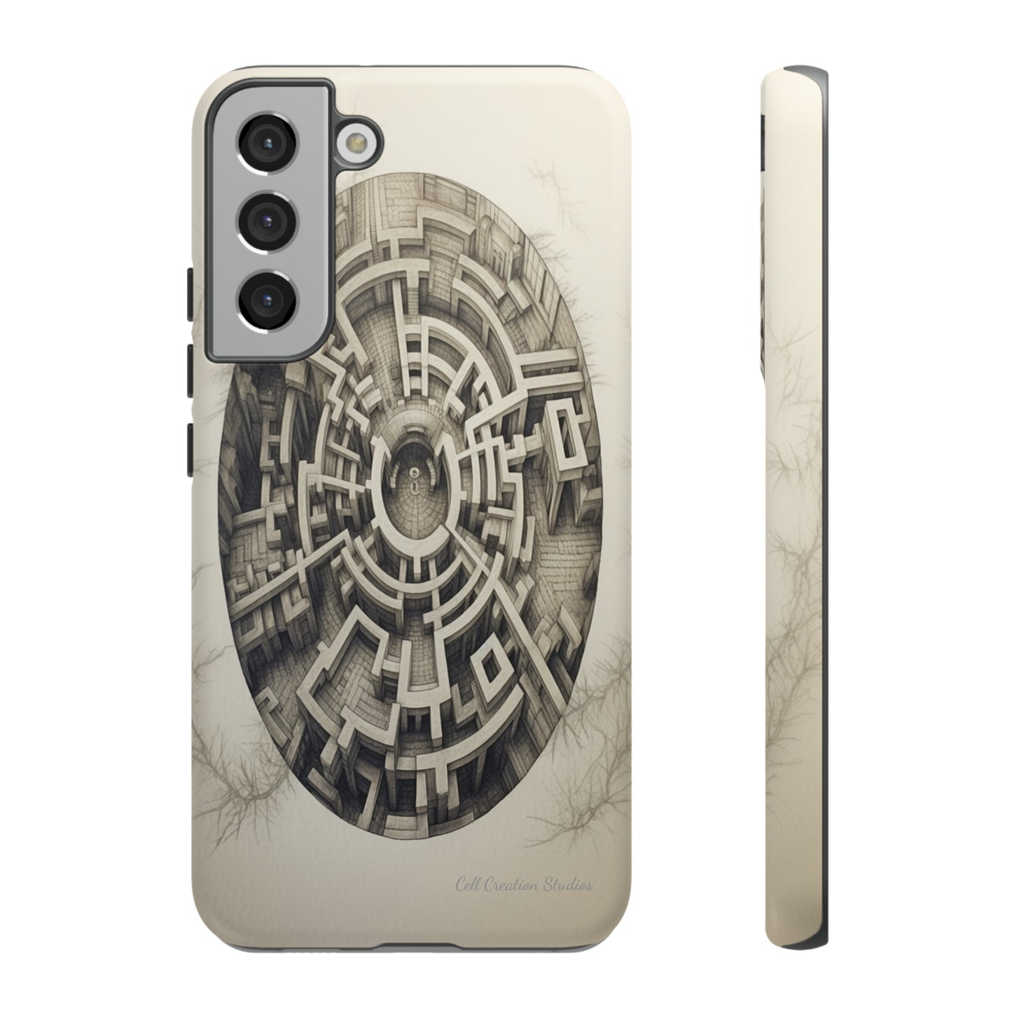 "Discover the Mystery: Maze-Inspired Cell Phone Case" -Tough Cases