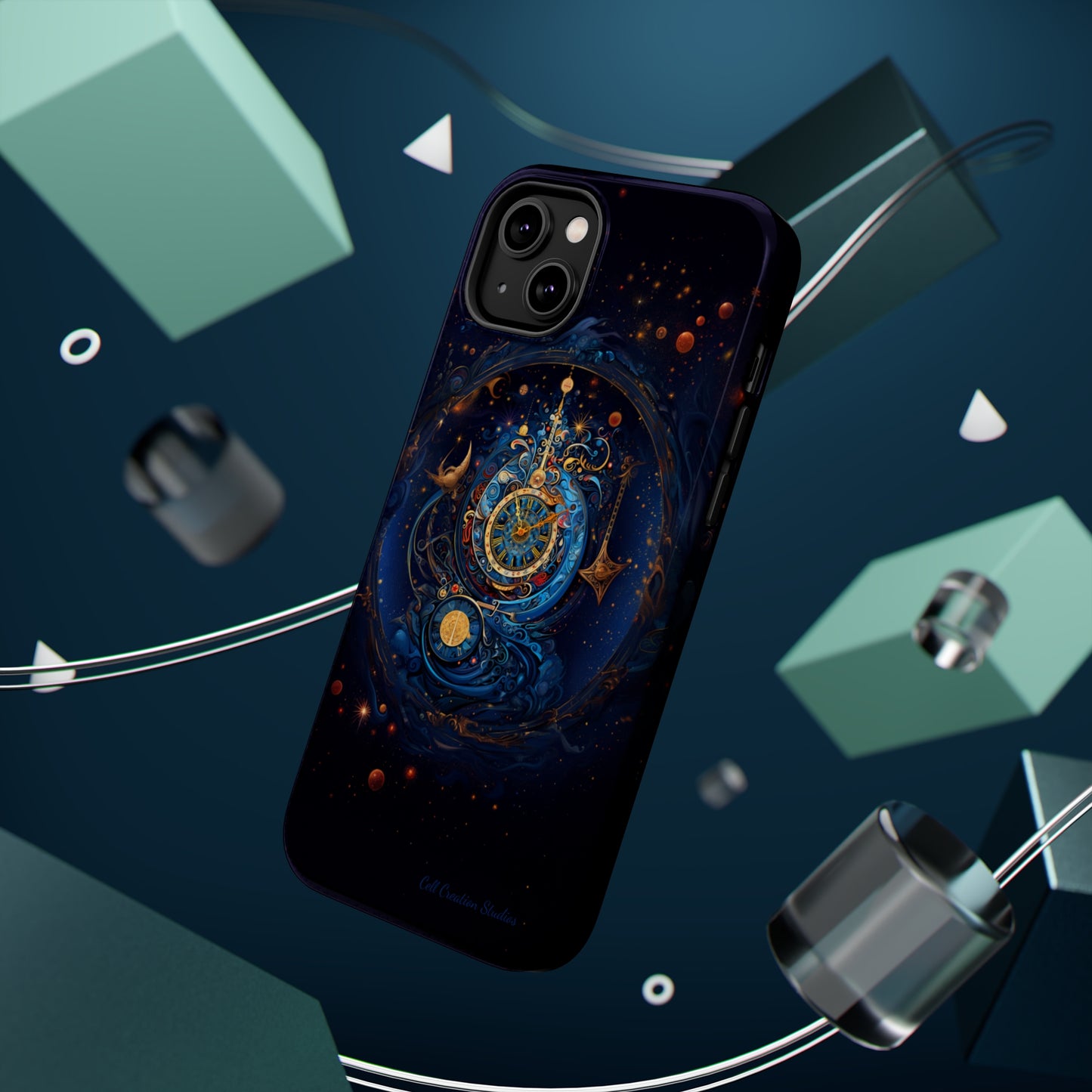 "Cosmic Clock Elegance" -MagSafe Tough iPhone Cases