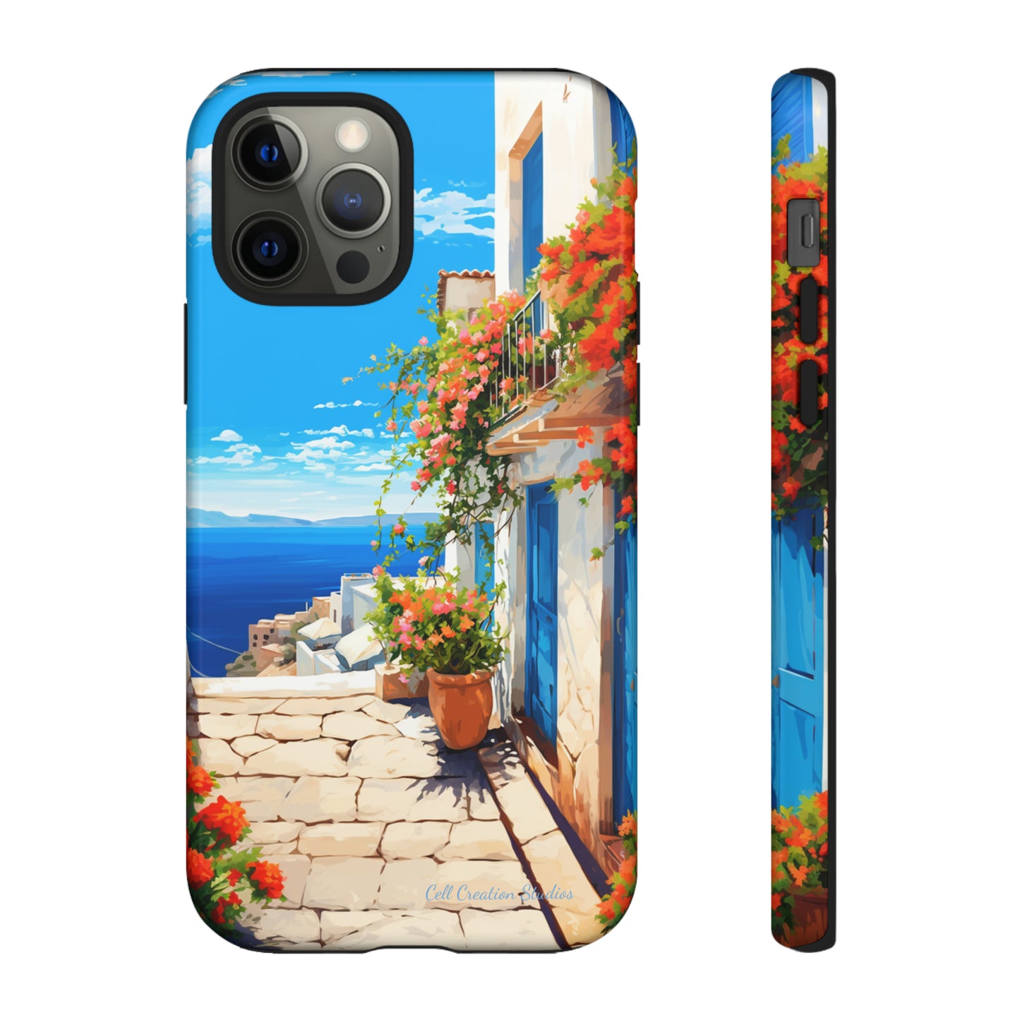 "Mediterranean Bliss Horizon" -Tough iPhone Cases