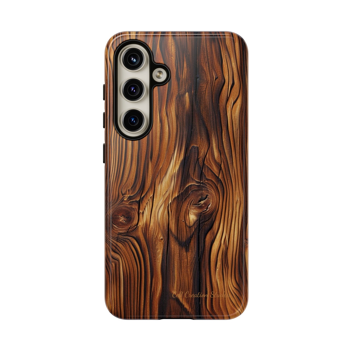 "Wood Grain Elegance" Tough Samsung Galaxy Cases