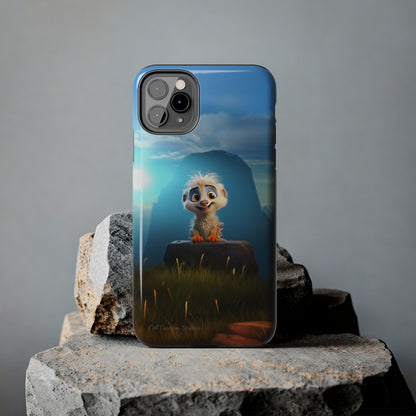 Introducing the "Mountain Explorer Buddy" Cell Phone Case – Embark on Adventures with an Animated Cute Animal -Tough Phone Cases