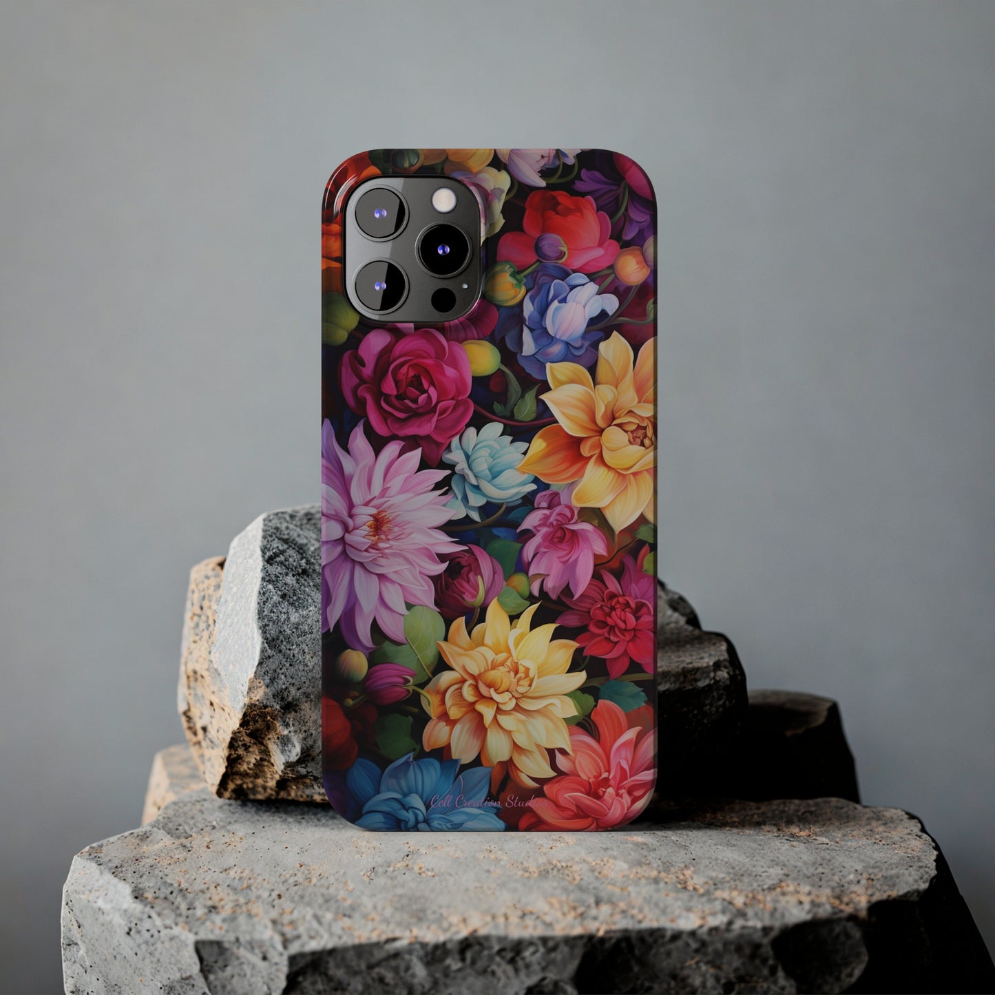 Introducing the "Blossom Beauty" Cell Phone Case – Elevate Your Style with Floral Charm -Slim Phone Cases