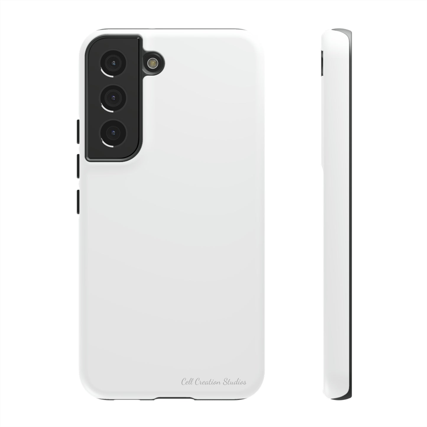 "Pure Elegance White" -Tough Samsung Phone Cases