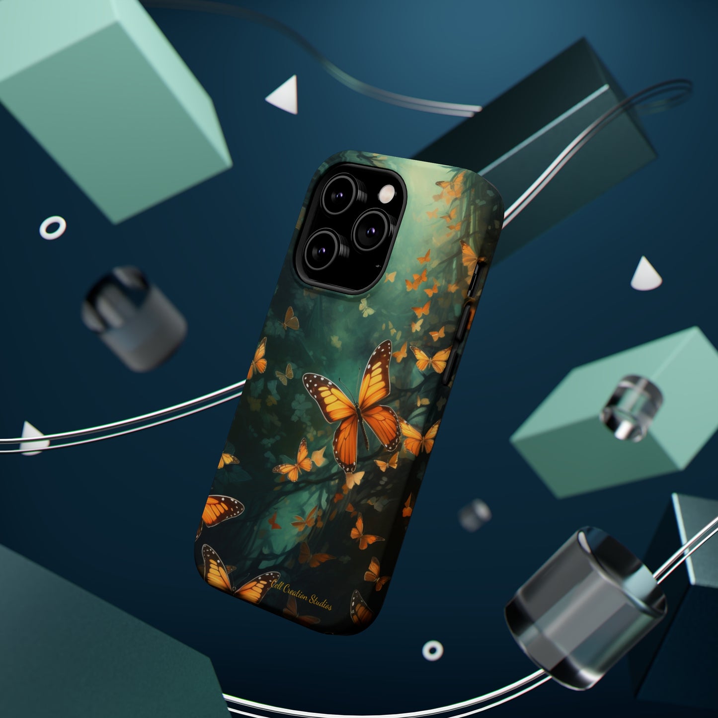 Introducing the "Butterfly Symphony" Cell Phone Case – Embrace the Dance of Nature! -MagSafe Tough Cases