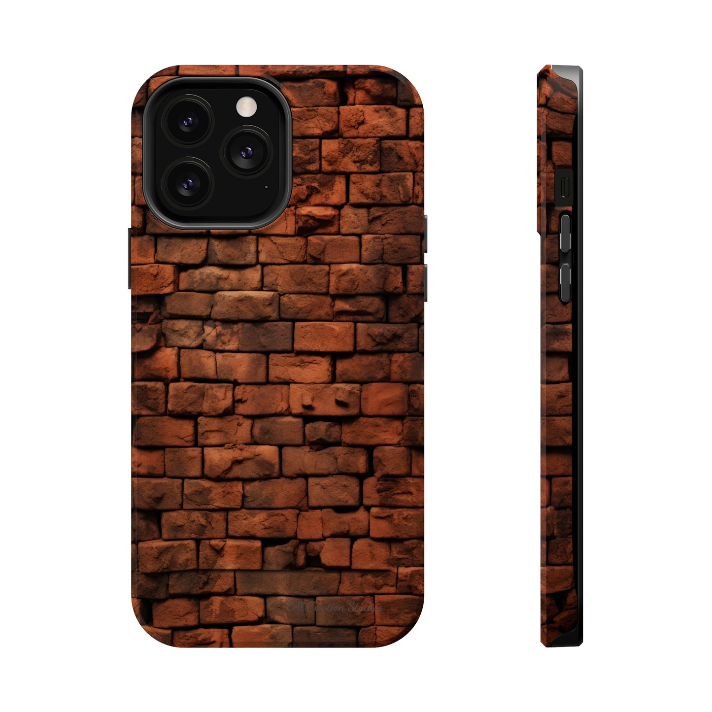 Introducing our "Urban Brick Wall" Cell Phone Case – the perfect blend of urban style and device protection -MagSafe Tough Cases