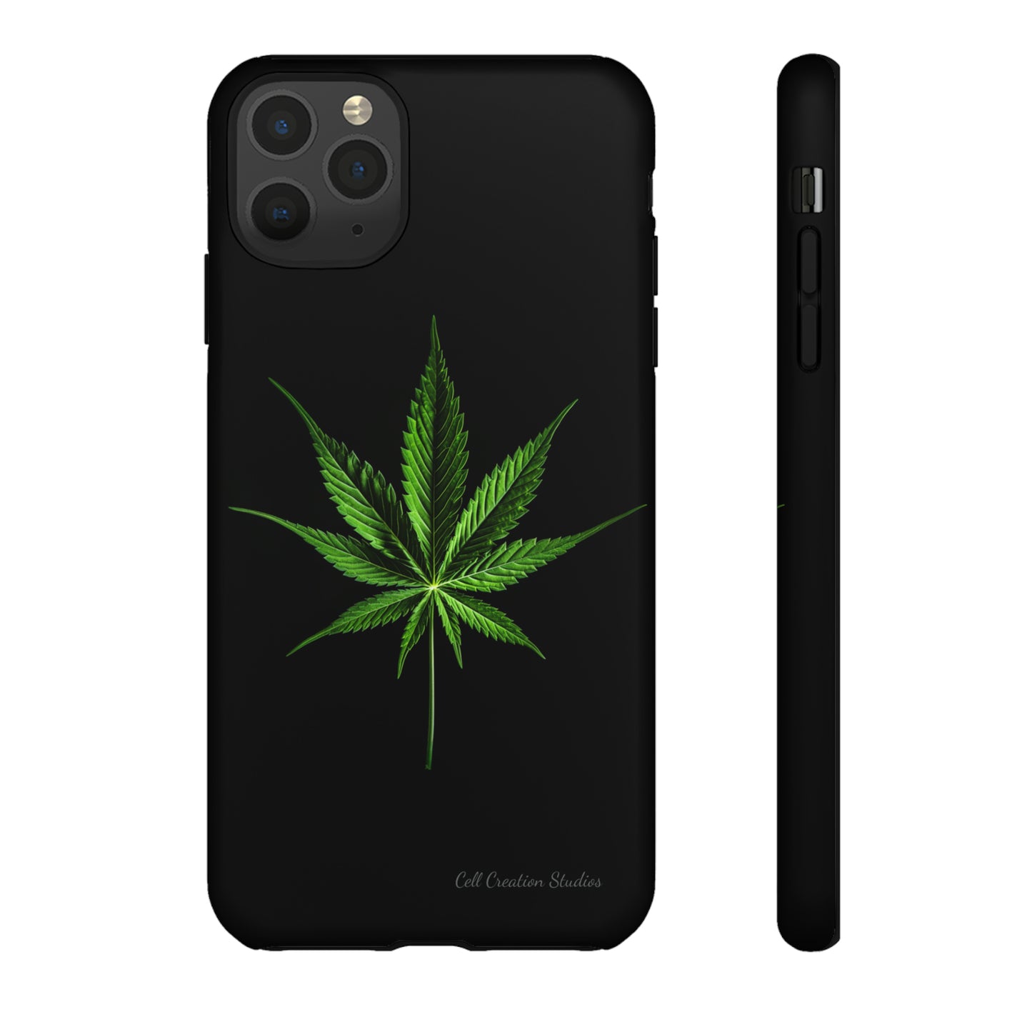 "Cannabis Chic" Marijuana Leaf Phone Case -Tough Cases