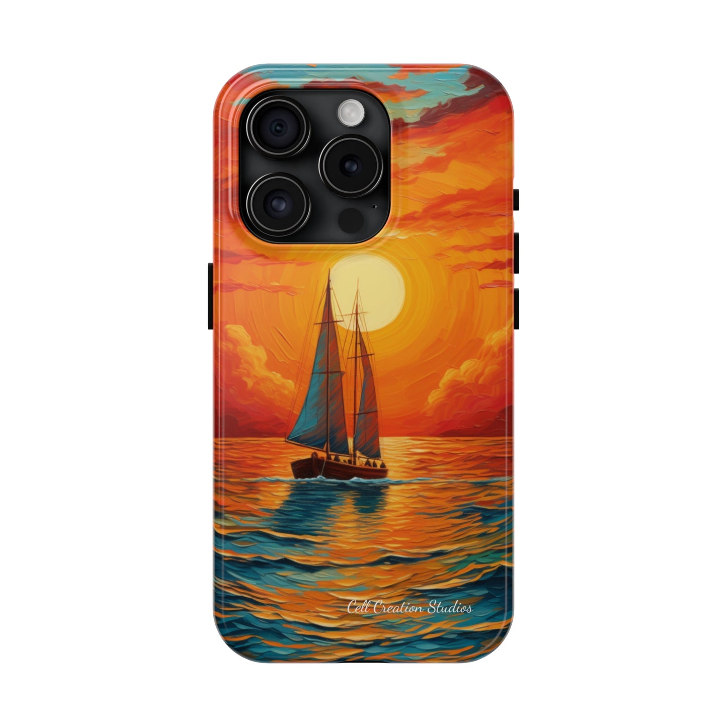 "Sailboat Sunset" -Tough iPhone Cases