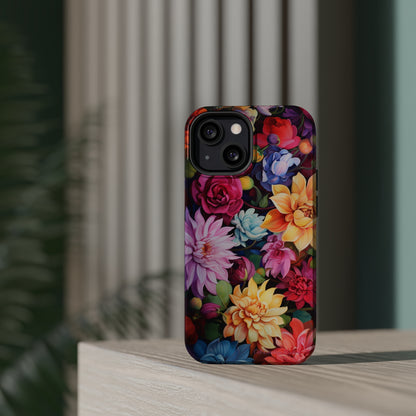 Introducing the "Blossom Beauty" Cell Phone Case – Elevate Your Style with Floral Charm -MagSafe Tough Cases