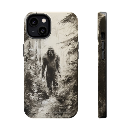 "Bigfoot in the Wilderness" Cell Phone Case – Encounter Bigfoot's Mystery -MagSafe Tough Cases