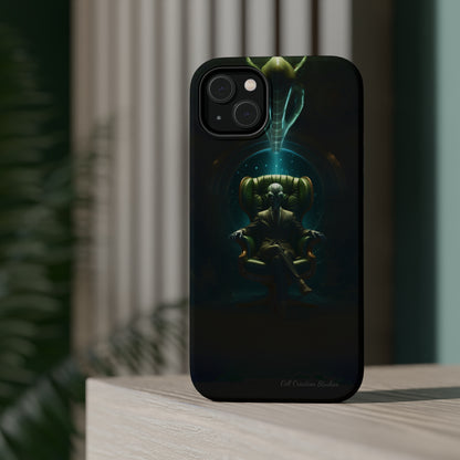 Introducing the "Galactic Advisor" Cell Phone Case - Embrace Alien Wisdom -MagSafe Tough Cases