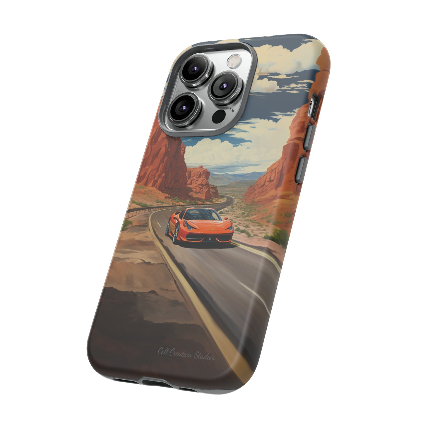 "Desert Racer Ferrari Edition" -Tough iPhone Cases