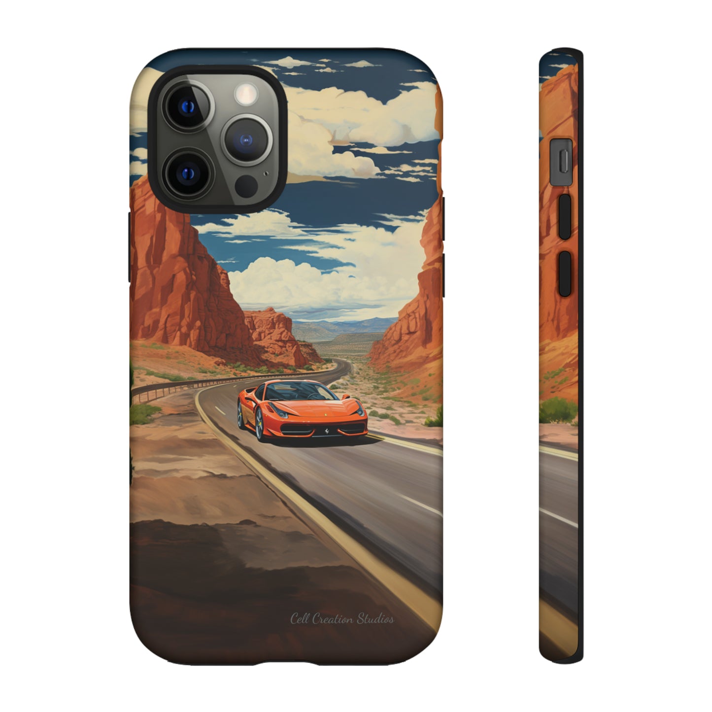 "Desert Racer Ferrari Edition" -Tough iPhone Cases