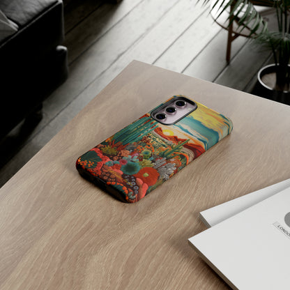 "Desert Bloom Embroidery" -Tough Samsung Cases