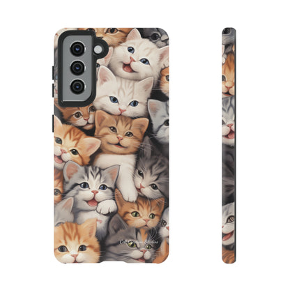 "Kitten Cuddle Haven" Phone Case -Tough Cases