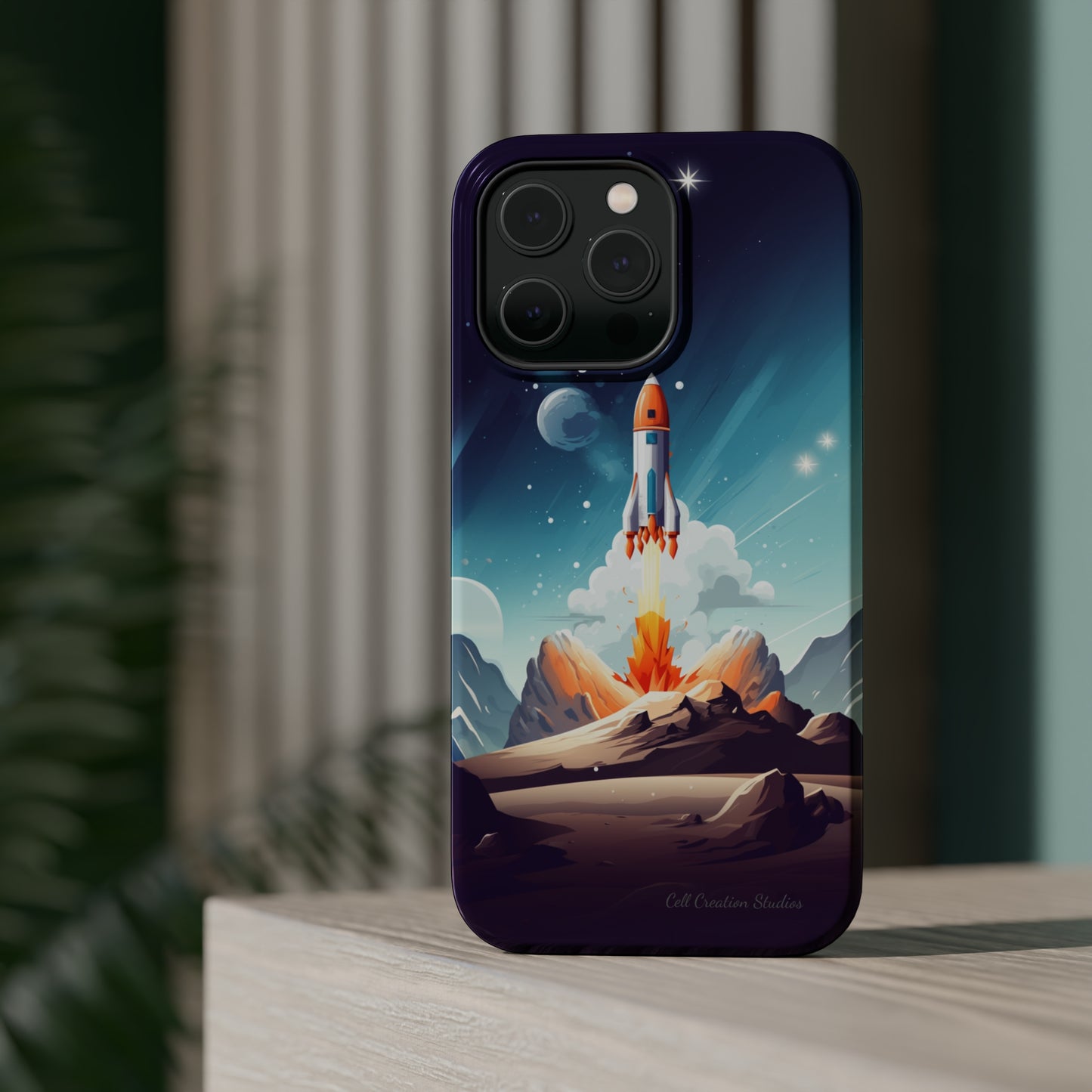 Introducing our "Galactic Odyssey" Cell Phone Case – Launch Your Device into Adventure -MagSafe Tough Cases