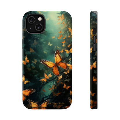 Introducing the "Butterfly Symphony" Cell Phone Case – Embrace the Dance of Nature! -MagSafe Tough Cases