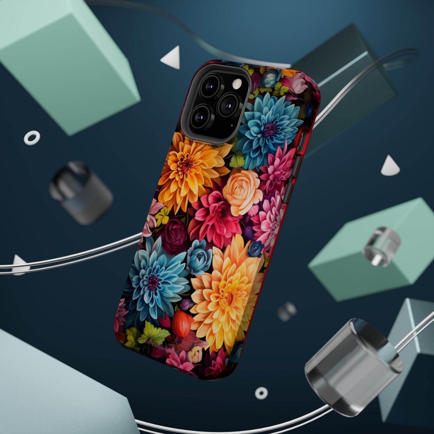 Introducing the "Floral Harmony" Cell Phone Case – Elevate Your Style with Nature's Grace -MagSafe Tough Cases