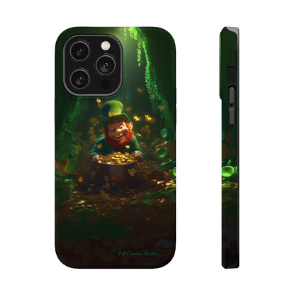 Introducing the "Leprechaun's Pot of Gold" Cell Phone Case – A Touch of Irish Charm -MagSafe Tough Cases