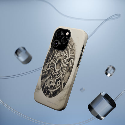 "Discover the Mystery: Maze-Inspired Cell Phone Case" -MagSafe Tough Cases