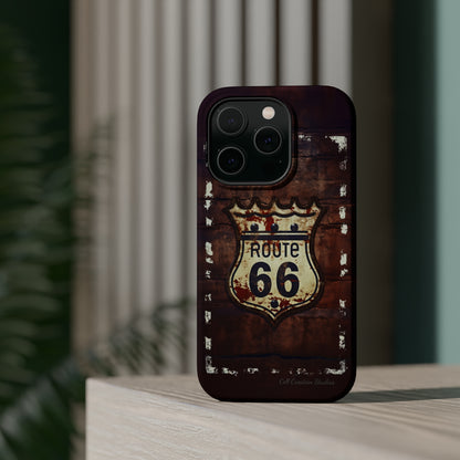 "Retro Route 66" Phone Case -MagSafe Tough Cases