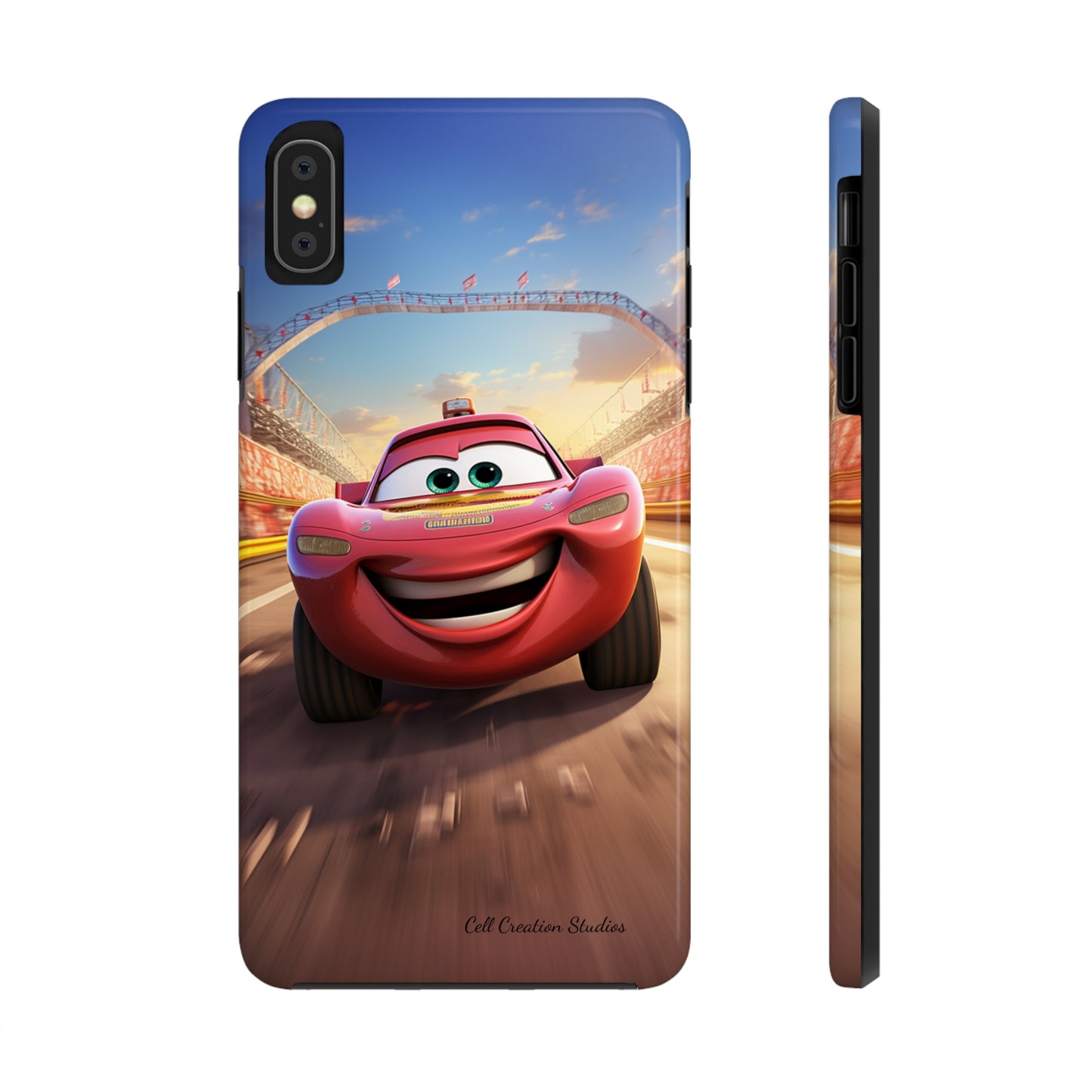 The "Smiling Red Racer" Phone Case -Tough Phone Cases