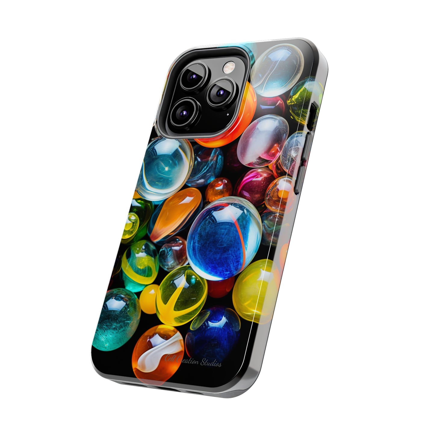 Introducing the "Vibrant Marbles Mosaic" Cell Phone Case – Carry a Kaleidoscope of Colors! -Tough Phone Cases