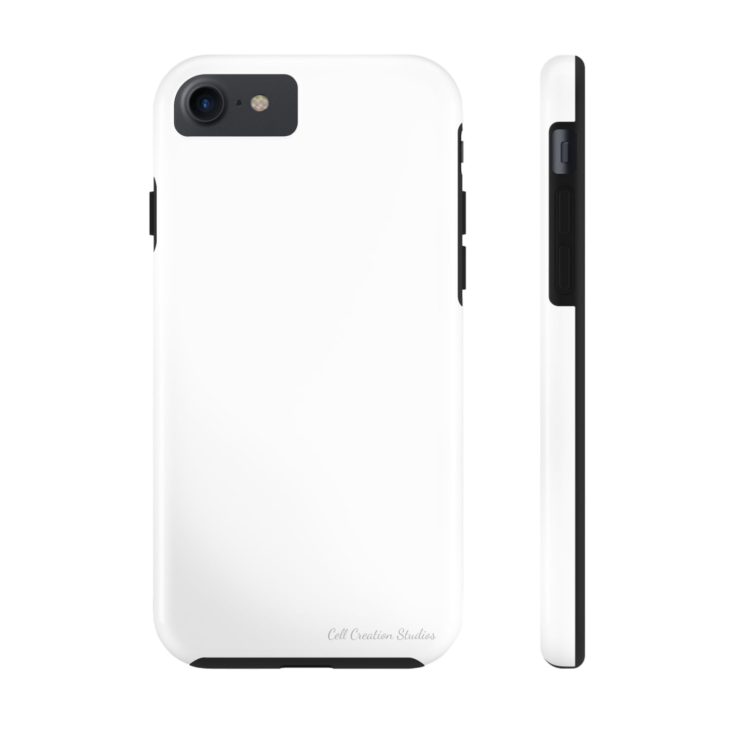 "Pure Elegance White" -Tough iPhone Cases