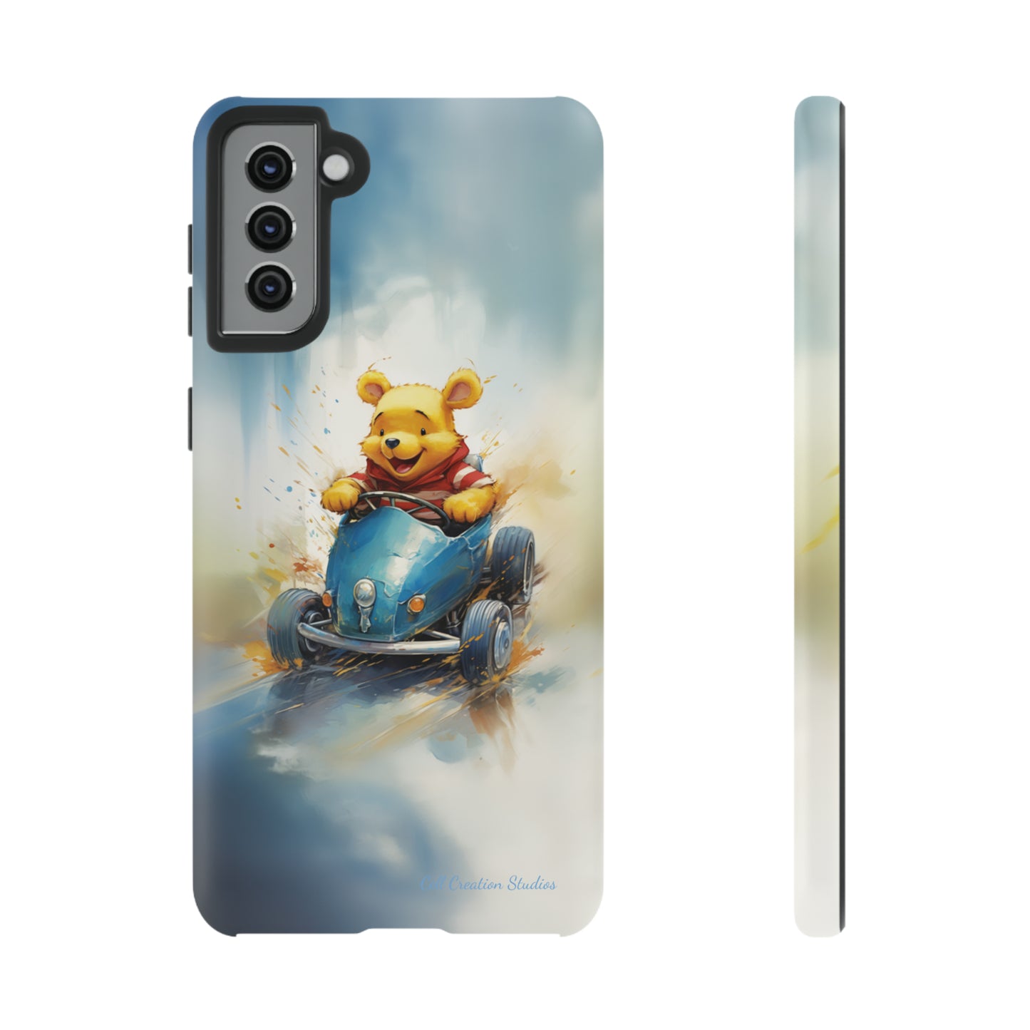 "Winnie-the-Pooh's Race Day" Phone Case -Tough Cases