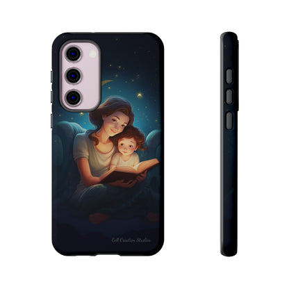 Introducing the "Bedtime Story Bliss" Cell Phone Case – Cherish Heartwarming Moments with Every Glance -Tough Cases